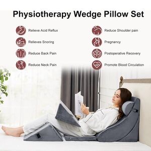 Home-mate 6 pieces Orthopedic Bed Wedge Pillow Set, NWT, unboxed